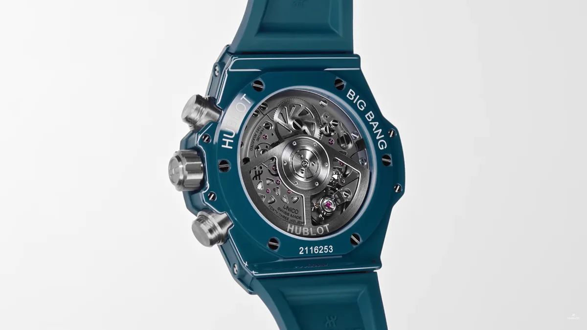 HUBLOT Big Bang Unico, Luxury Mechanical Watch, Open Movement Watch, High-End Swiss Watch, Gold & Titanium Watch, Collector Edition, Artistic Timepiece, Mechanical Art on Wrist, Big Bang Review, Luxury Watch Bangladesh, Limited Edition Watch