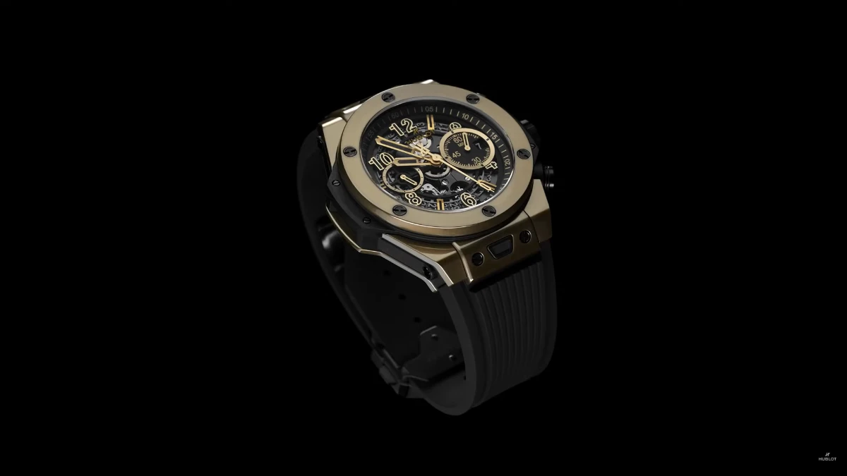 HUBLOT Big Bang Unico, Luxury Mechanical Watch, Open Movement Watch, High-End Swiss Watch, Magic Gold & Titanium Watch, Collector Edition, Artistic Timepiece, Mechanical Art on Wrist, Big Bang Review, Luxury Watch Bangladesh, Limited Edition Watch