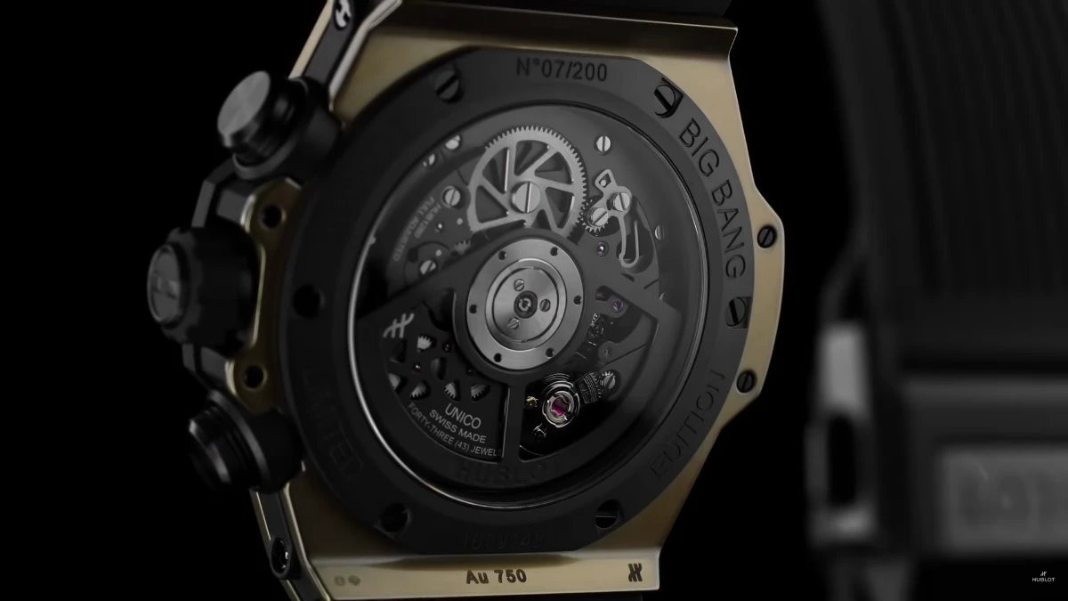 HUBLOT Big Bang Unico, Luxury Mechanical Watch, Open Movement Watch, High-End Swiss Watch, Magic Gold & Titanium Watch, Collector Edition, Artistic Timepiece, Mechanical Art on Wrist, Big Bang Review, Luxury Watch Bangladesh, Limited Edition Watch