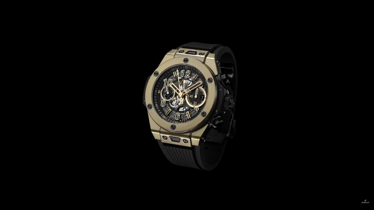 HUBLOT Big Bang Unico, Luxury Mechanical Watch, Open Movement Watch, High-End Swiss Watch, Magic Gold & Titanium Watch, Collector Edition, Artistic Timepiece, Mechanical Art on Wrist, Big Bang Review, Luxury Watch Bangladesh, Limited Edition Watch